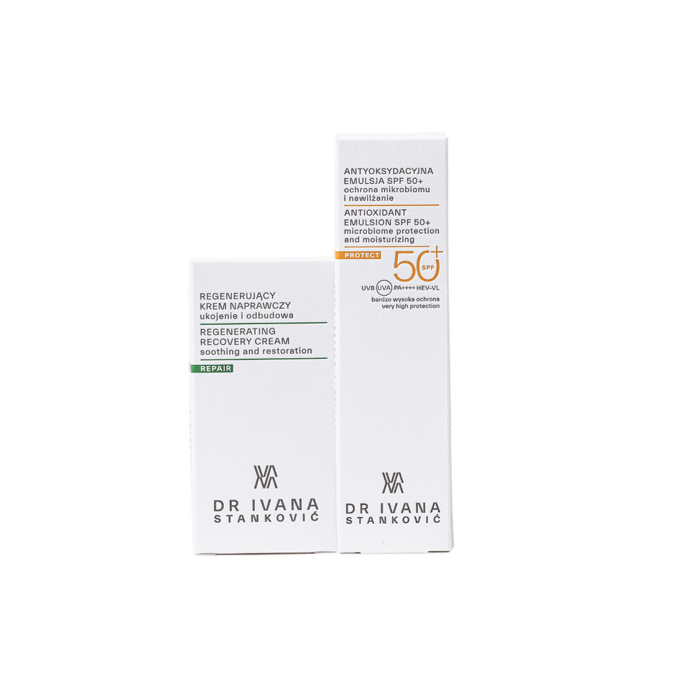 Protect & Repair Set with Antioxidant Emulsion SPF 50+